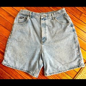 Vintage Lee High-Waisted Mom Shorts